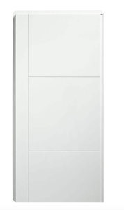 lot 322 image: STERLING Accord 36 in. x 36 in. x 77 in. 2-Piece Direct-to-Stud Shower End Wall Set in White (OPEN BOX)
