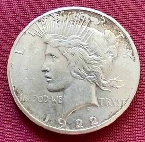 1922-S Peace Dollar