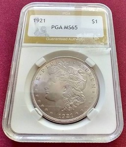 1921 Morgan Dollar - Slabbed