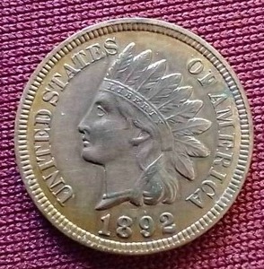 Nice 1892 Indian Penny