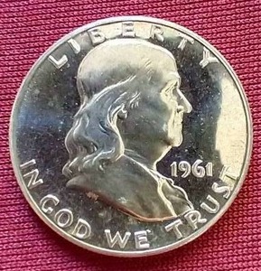 1961 Gem Proof Franklin Half Dollar