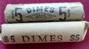 (2) $5 Dime Rolls - 1980s