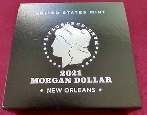 2021-O Morgan Dollar With Box & Paperwork