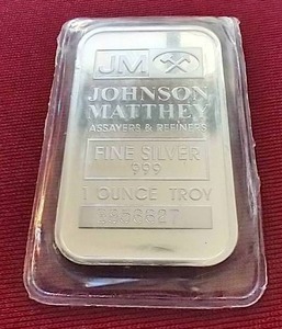 1 Oz Silver Bar