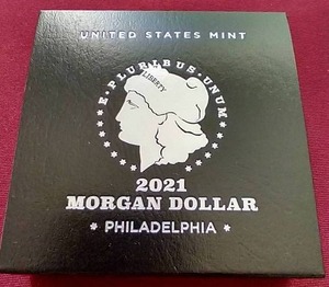 2021 Morgan Dollar With Box & Paperwork
