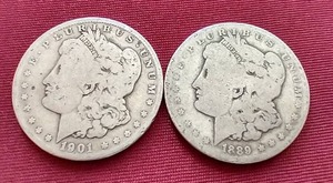 (2) Morgan Dollars