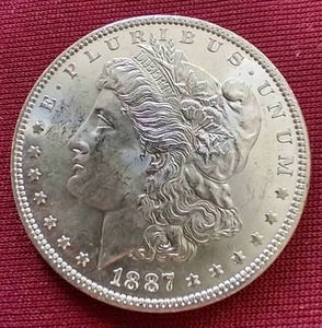 1887 Morgan Dollar