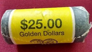 $25 Golden (Sacagawea) Dollar Roll