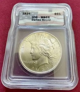 1924 Peace Dollar - ICG MS65