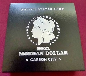 2021-CC Morgan Dollar With Box & Paperwork