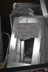 qty 24 6x14 return air frames