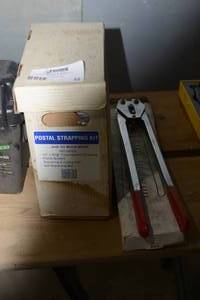 12 poly strapping and 12  plastic strap sealer