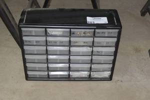 Container with various fittings