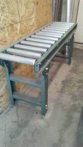 Steel & Aluminum Conveyor Roller Section. 60 X 16 X 40 H.