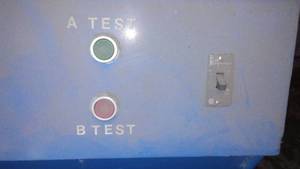 Hydraulic testing table. 115 plug. NO RESERVE