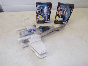 Star Wars Action Figures and X Fighter
