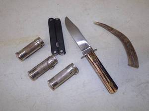 Old Match Holders, Knife