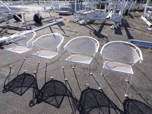 4 Outdoor Metal Chairs