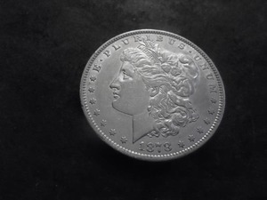 1878  Morgan Silver Dollar Reverse 1879 (3rd Reverse)