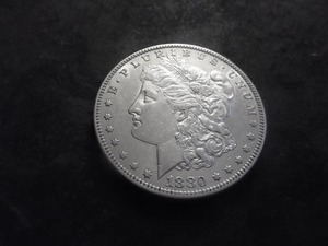 1880 O Micro O  Morgan Silver Dollar