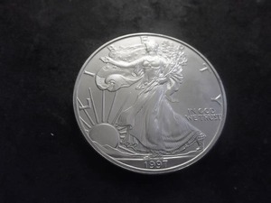 1997 Silver Eagle 1 Oz. 99.9 Fine MS From Unc Roll