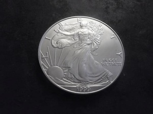 1999 Silver Eagle 1 Oz. 99.9 Fine MS From Unc Roll