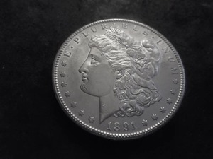 1891 S Morgan Silver Dollar