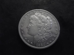 1884 O Morgan Silver Dollar