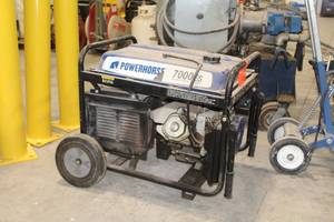 lot 319 image: Powerhorse 7000ES Gas 7000W 45A 120240V Electrical Generator