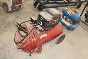 lot 334 image: 2005 Craftsman 15-Gallon 150-PSI 3hp1.5hp-hp Portable Air Compressor