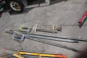 lot 398 image: Lot of (3) Cross Braces  Levelers  Inserts