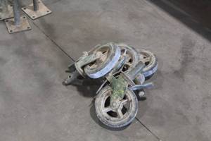lot 412 image: Lot of (4) Scaffolding Wheels