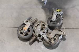 lot 413 image: Lot of (4) Scaffolding Wheels