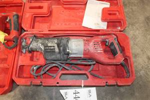 lot 446 image: Milwaukee Sawzall Reciprocating Saw with Case