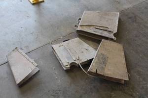 lot 591 image: Lot of  Wall Saw Guard Parts