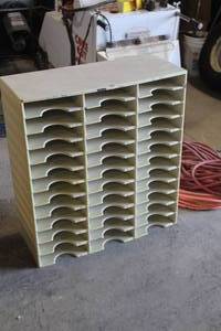 lot 593 image: Paper File Organizer Cabinet