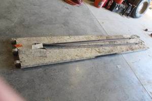 lot 597 image: Aluminum Plank with (2) Cross Braces