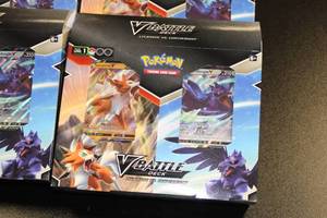 lot 16 image: Pokemon Dual V Battle Deck Lycanrock vs Corviknight Resale Lot  6 Dual Battle Decks