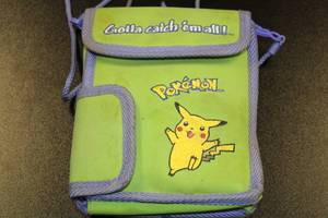 lot 36 image: Vintage Pokemon Pikachu Game Boy Carrying Case