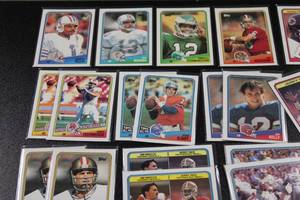 lot 52 image: 1988 Topps Star Football Card Lot  41 Cards