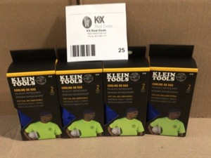 Lot of Assorted Klein Tools Cooling Do Rag, 2-Pack  Customer Returns See Terms on Auction