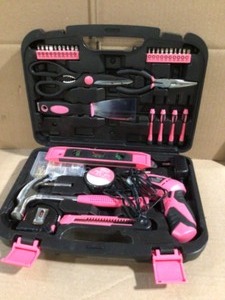 Apollo 135-Piece Home Tool Kit in Pink Customer Returns See Terms on Auction