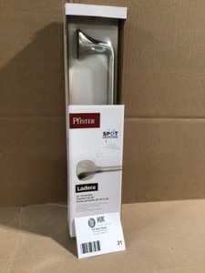 Pfister Ladera 18 in. Towel Bar in Spot Defense Brushed Nickel Customer Returns See Terms on Auction