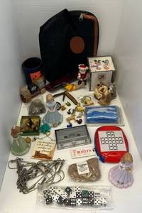 lot 7 image: Group Of Misc. Vintage Items Including Vintage Fishing Flys And More