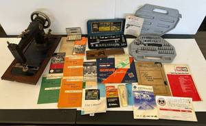 lot 15 image: Group Of Misc. Vintage Items Including Auto Shop Manuals And More