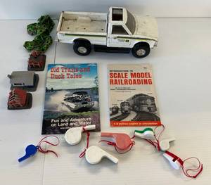 lot 35 image: Group Of Misc. Vintage Toys Including Ertl John Deere Truck And More
