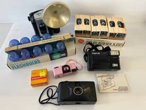 lot 37 image: Group Of Misc. Vintage Cameras -