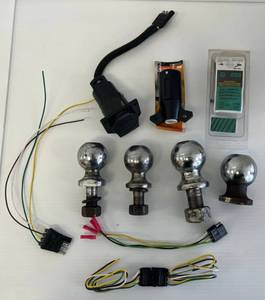 lot 45 image: Group Of Trailer Light Items And Misc. Size Balls 2 2 516 And 2 2 -