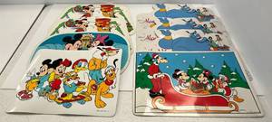 lot 126 image: 8 Vintage Disney Placemats (Never Used)