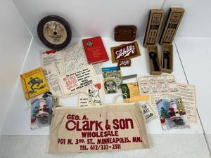 lot 153 image: Large Group Of Vintage Misc. Minneapolis Minn. Advertisment Items And More